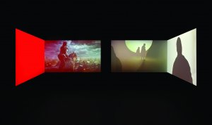 <p>Kandis Williams. <em>Death of A, </em>2022. Four-channel HD video installation with sound. Courtesy of the artist and Morán Morán.</p>